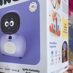 Interactive Learning Robot - Purple and White